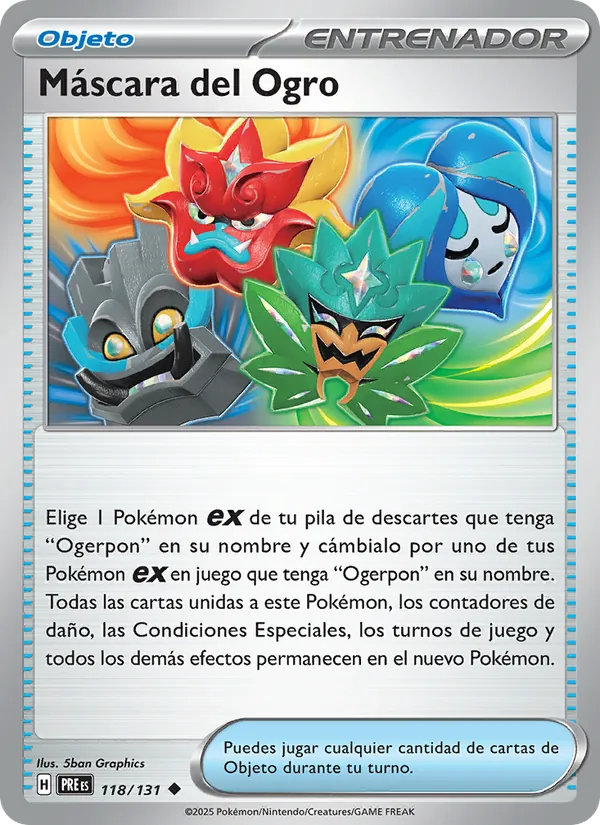 Máscara del Ogro Evoluciones Prismáticas 118/131