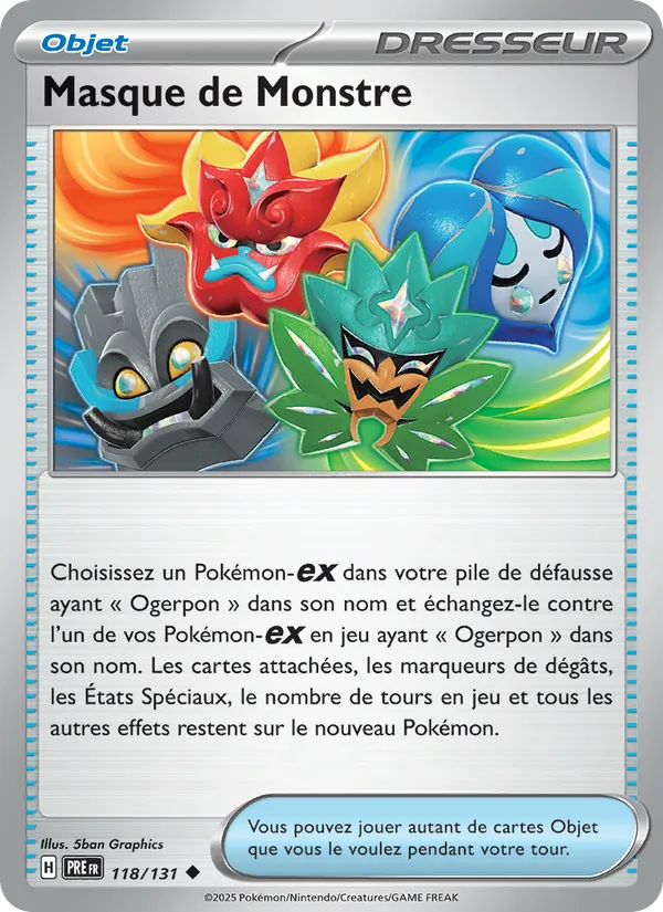 Masque de Monstre Évolutions Prismatiques 118/131