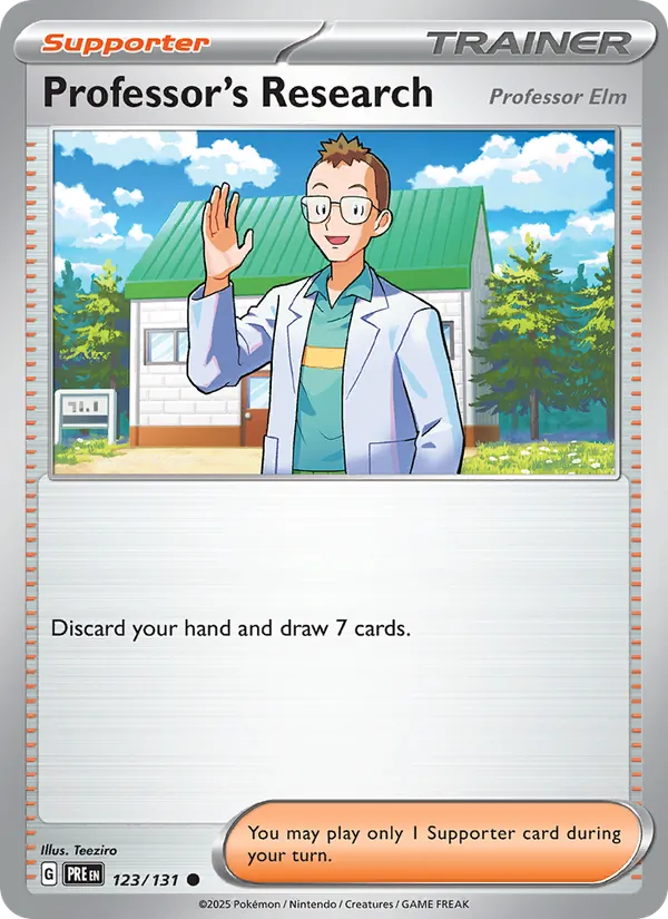 Professor's Research Prismatic Evolutions 123/131