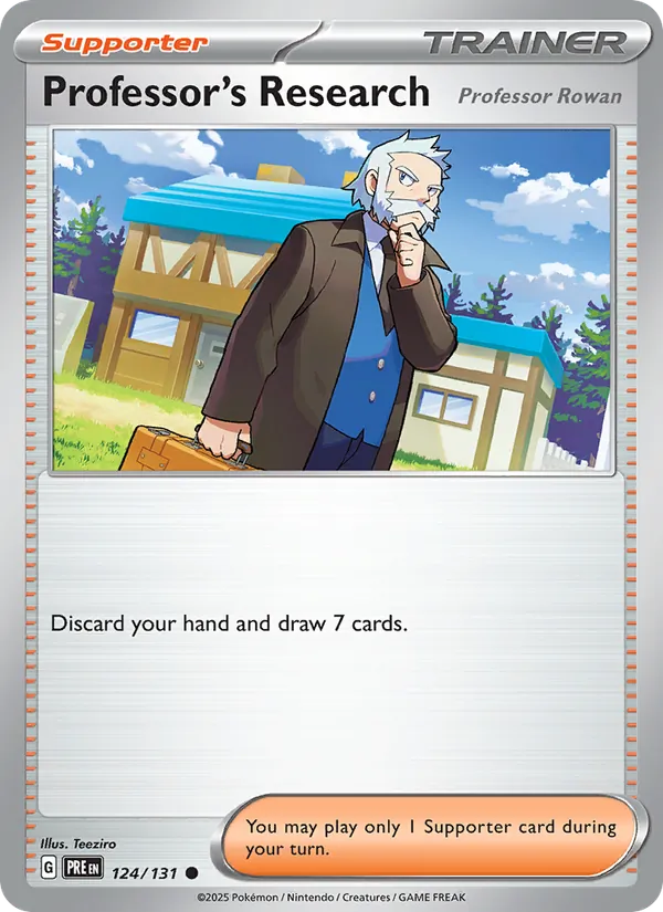 Professor's Research Prismatic Evolutions 124/131