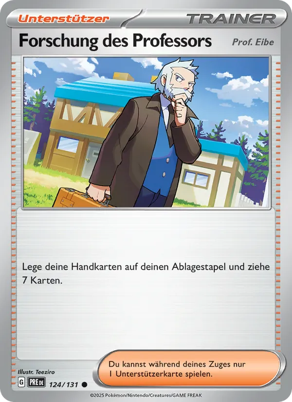 Forschung des Professors Prismatische Entwicklungen 124/131