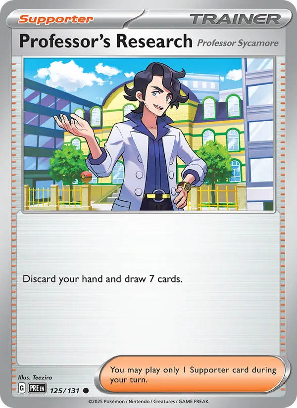Professor's Research Prismatic Evolutions 125/131