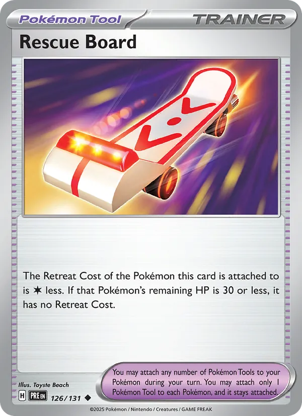 Rescue Board Prismatic Evolutions 126/131