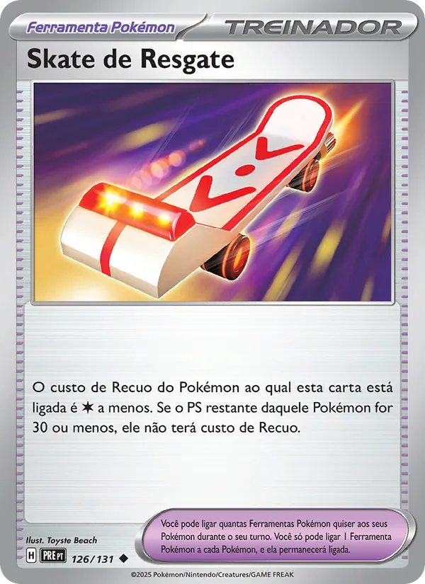 Skate de Resgate Evoluções Prismáticas 126/131