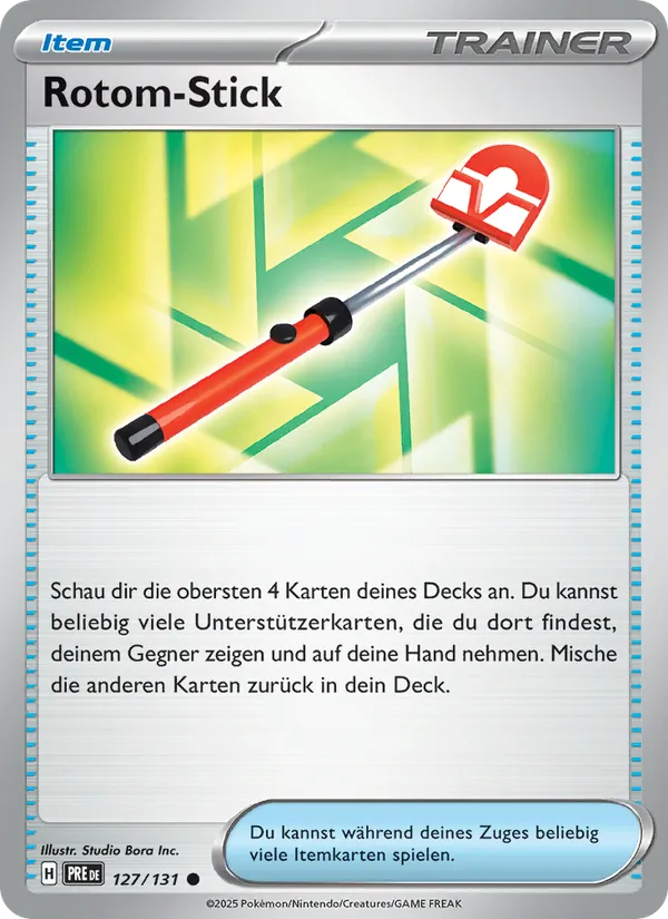 Rotom-Stick Prismatische Entwicklungen 127/131