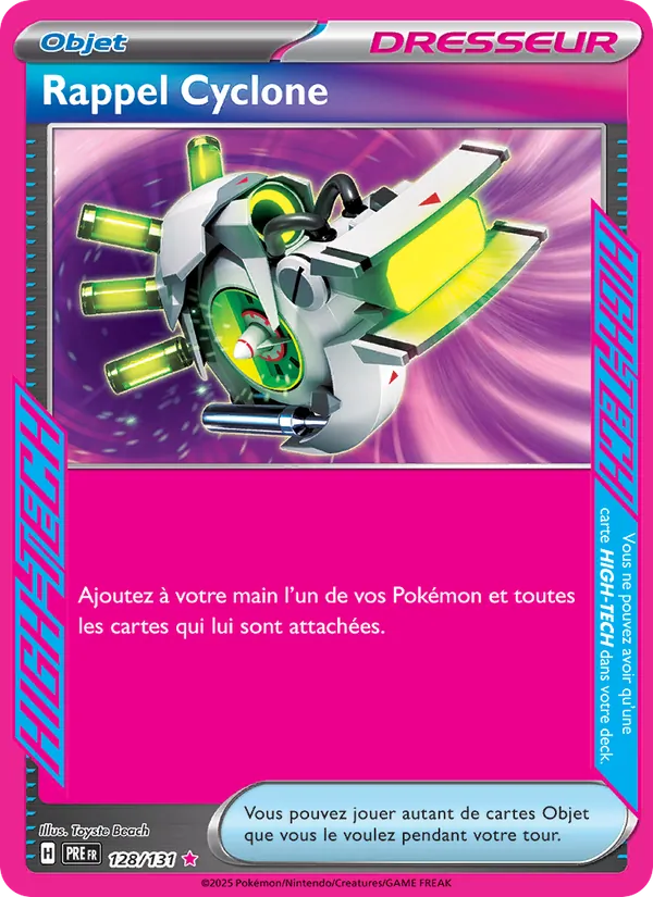 Rappel Cyclone Évolutions Prismatiques 128/131