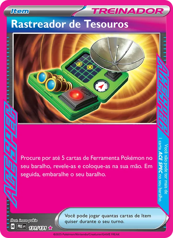 Rastreador de Tesouros Evoluções Prismáticas 131/131