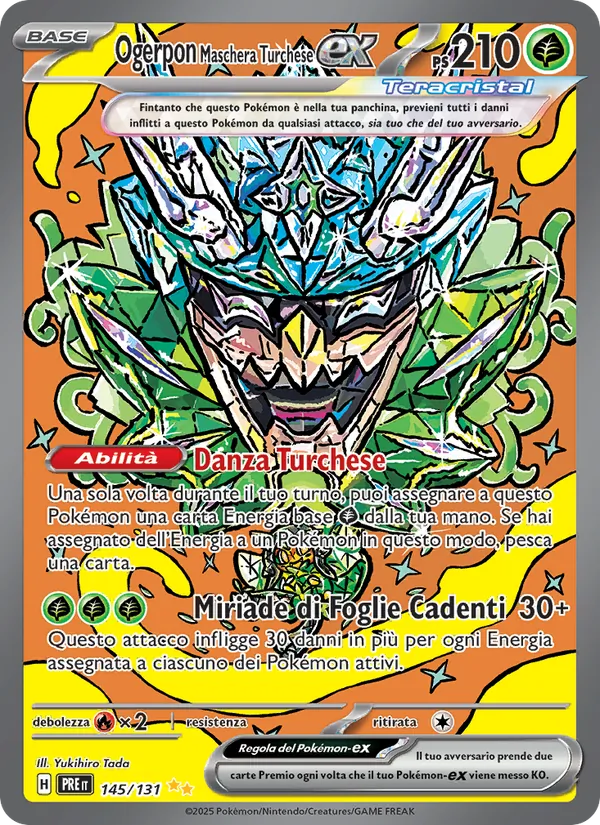 Ogerpon Maschera Turchese-ex Evoluzioni Prismatiche 145/131