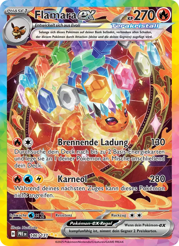 Flamara-ex Prismatische Entwicklungen 146/131