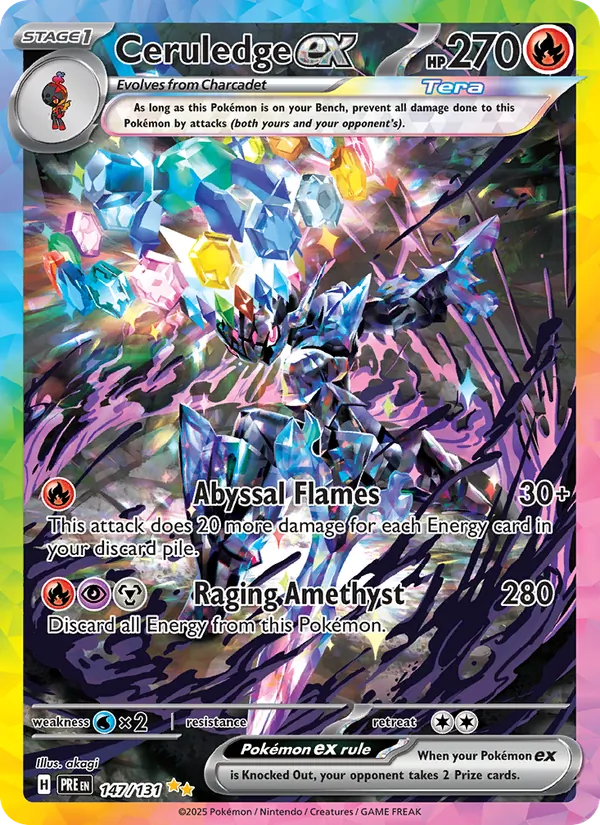 Ceruledge ex Prismatic Evolutions 147/131
