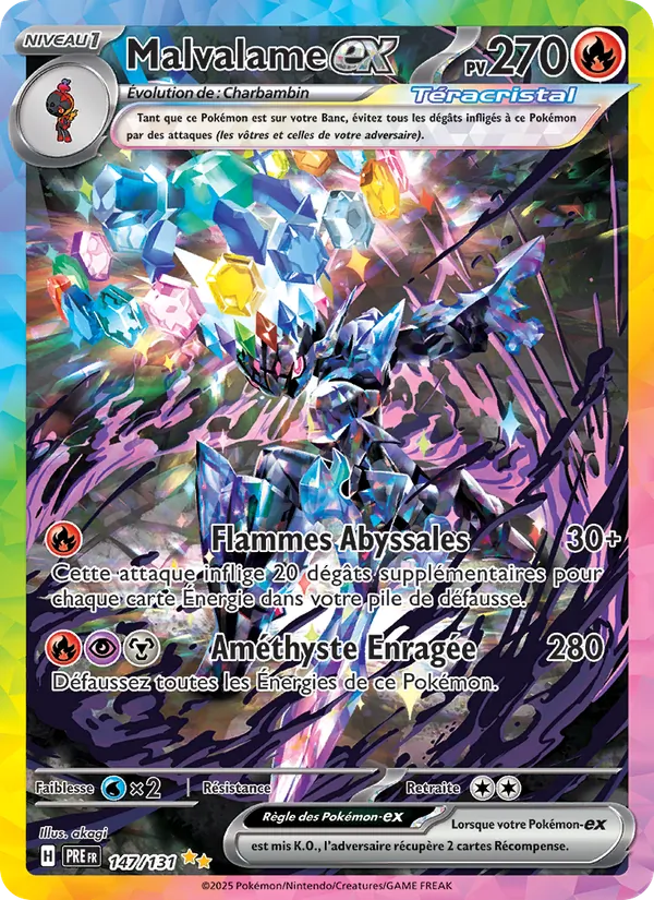 Malvalame-ex Évolutions Prismatiques 147/131