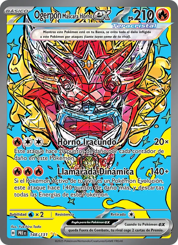 Ogerpon Máscara Horno ex Evoluciones Prismáticas 148/131