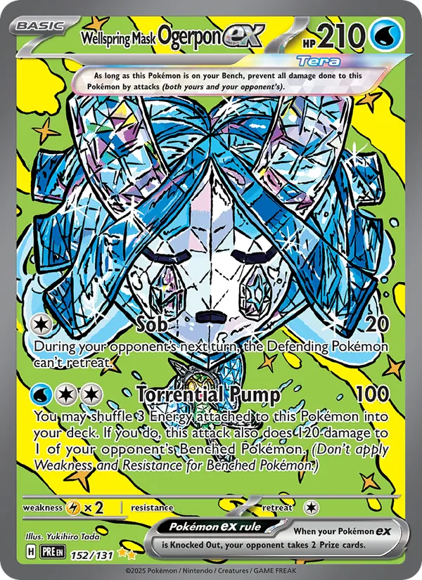 Wellspring Mask Ogerpon ex Prismatic Evolutions 152/131