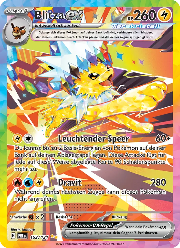 Blitza-ex Prismatische Entwicklungen 153/131