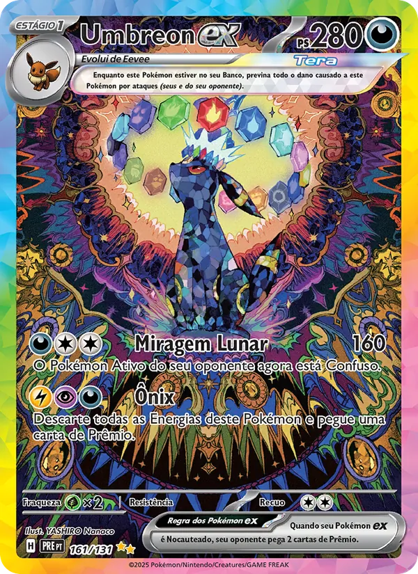Umbreon ex Evoluções Prismáticas 161/131