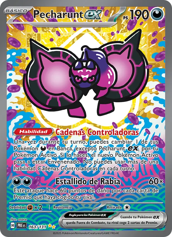 Pecharunt ex Evoluciones Prismáticas 163/131