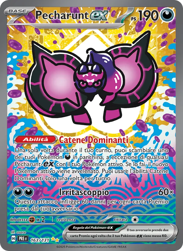 Pecharunt-ex Evoluzioni Prismatiche 163/131