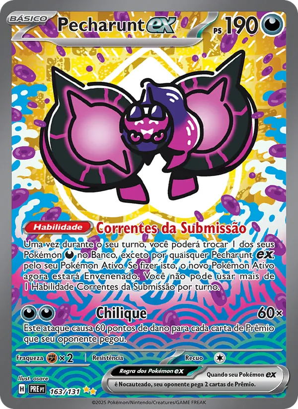 Pecharunt ex Evoluções Prismáticas 163/131