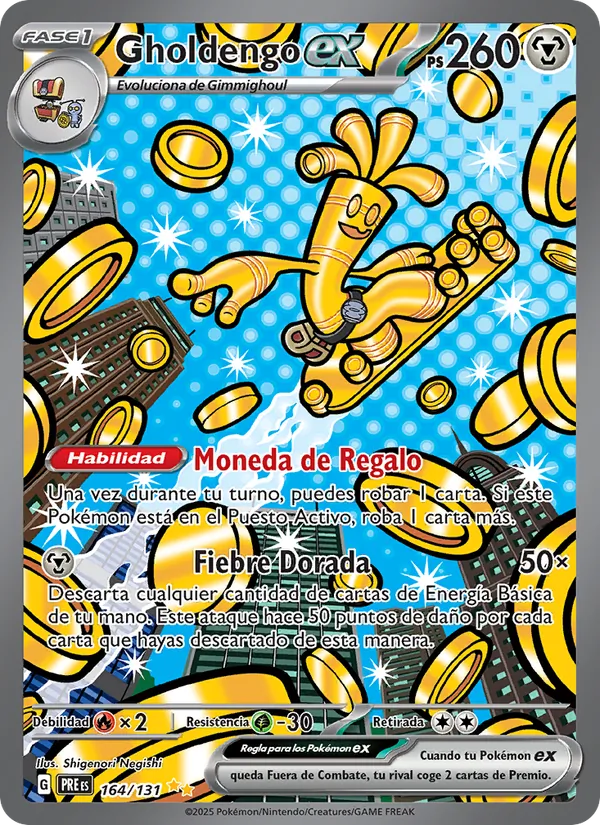 Gholdengo ex Evoluciones Prismáticas 164/131