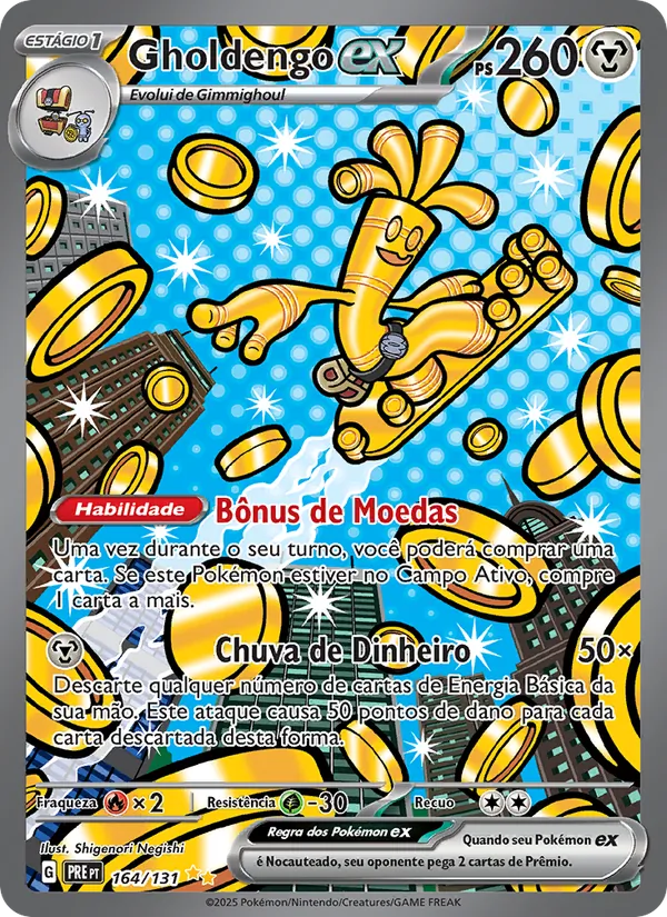 Gholdengo ex Evoluções Prismáticas 164/131