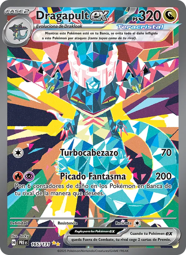 Dragapult ex Evoluciones Prismáticas 165/131