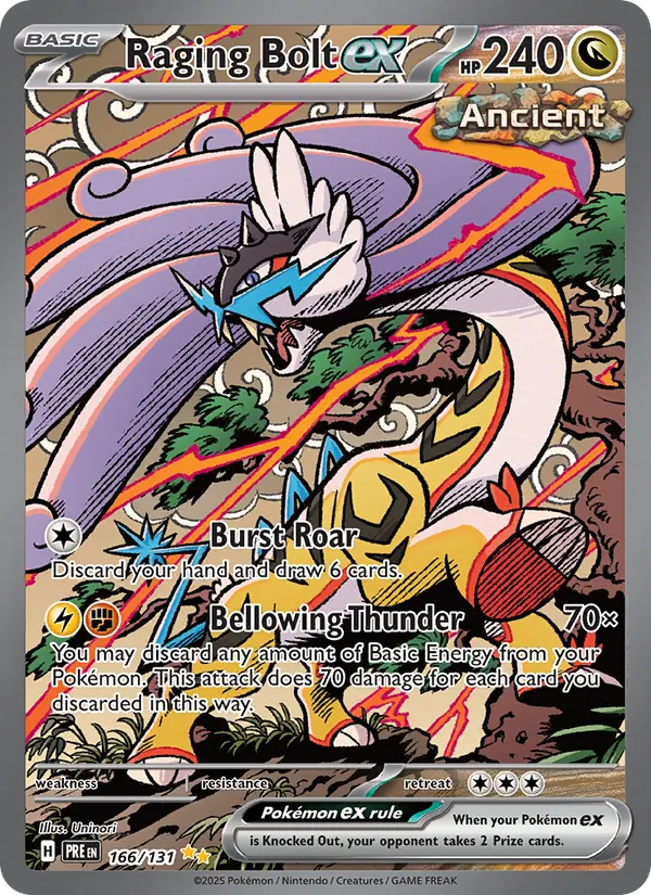 Raging Bolt ex Prismatic Evolutions 166/131
