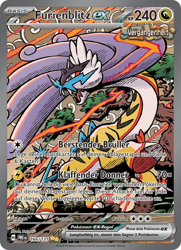 Furienblitz-ex Prismatische Entwicklungen 166/131