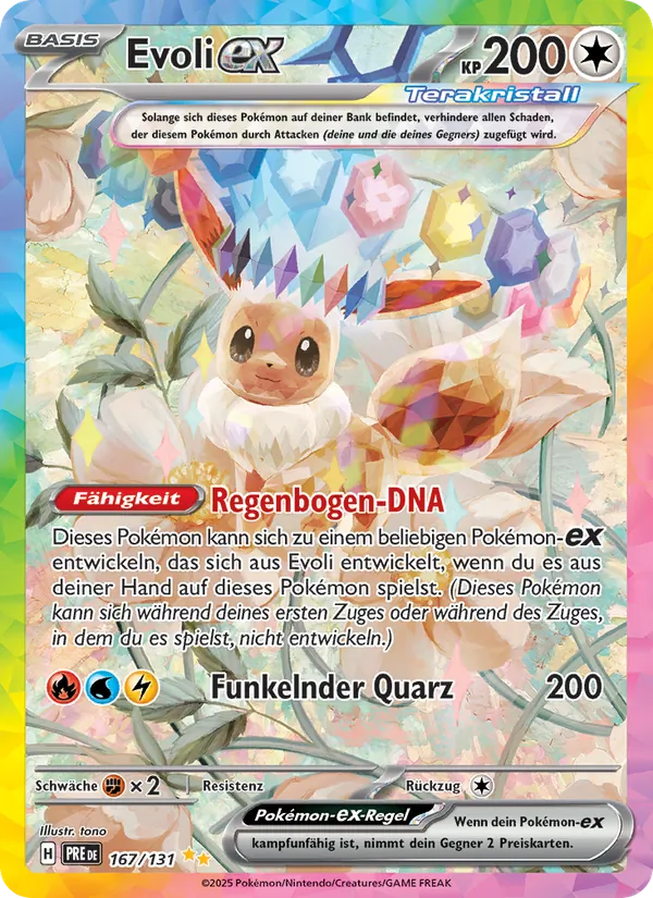 Evoli-ex Prismatische Entwicklungen 167/131