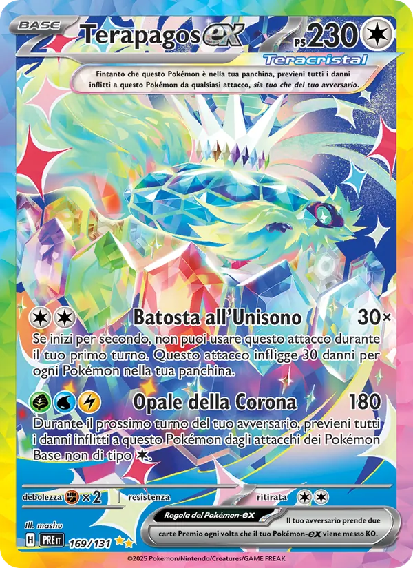 Terapagos-ex Evoluzioni Prismatiche 169/131