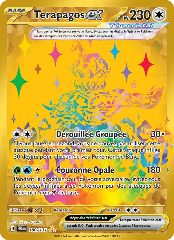 Terapagos-ex Évolutions Prismatiques 180/131