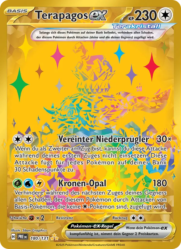 Terapagos-ex Prismatische Entwicklungen 180/131