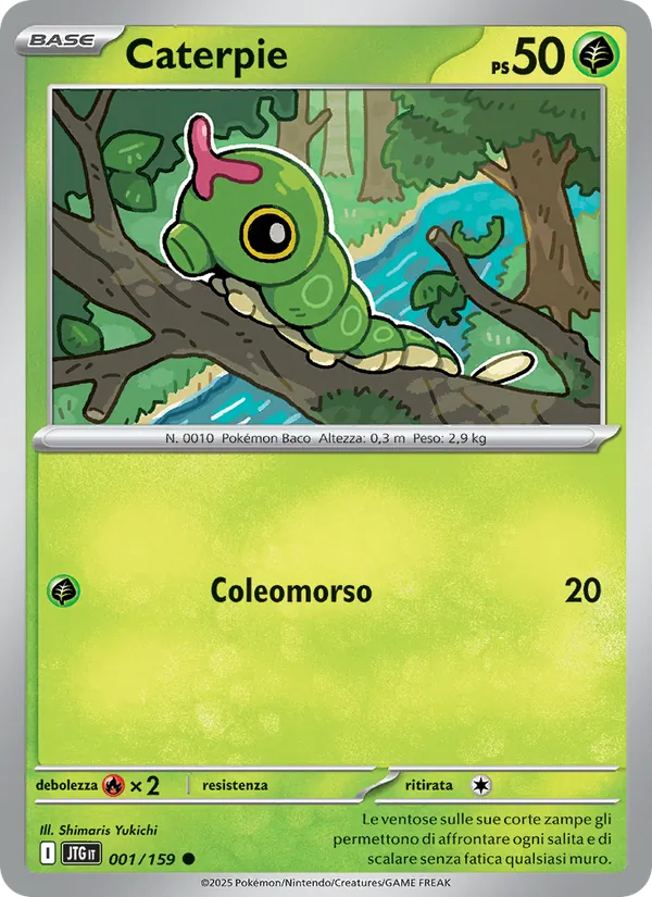 Caterpie Avventure Insieme 001/159