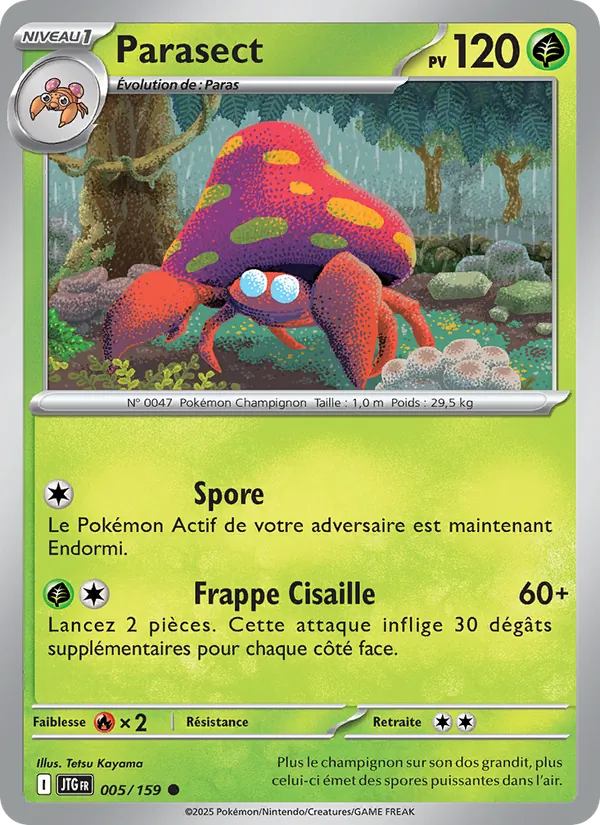 Parasect Aventures Ensemble 005/159