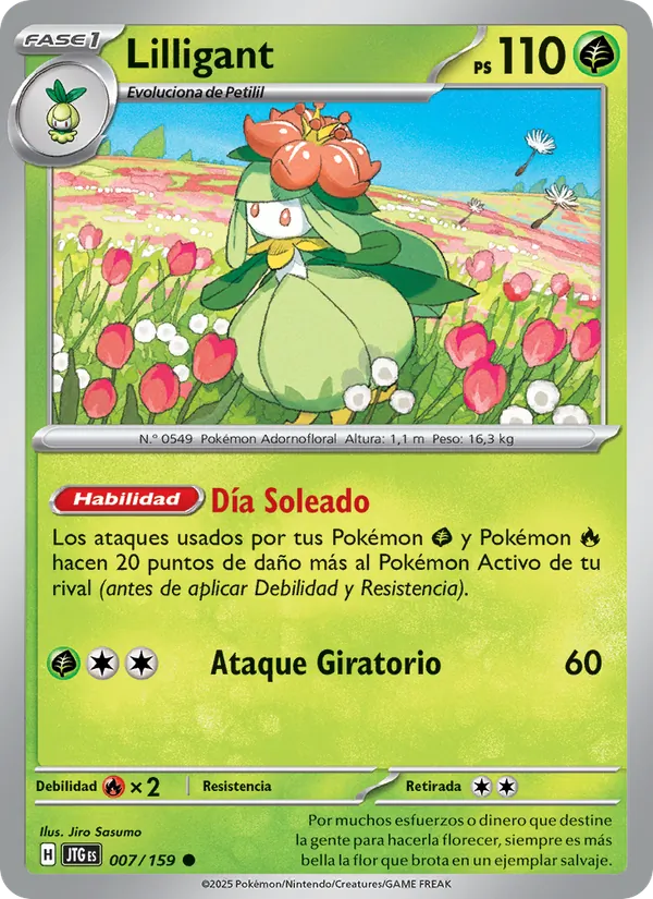 Lilligant Juntos de Aventuras 007/159