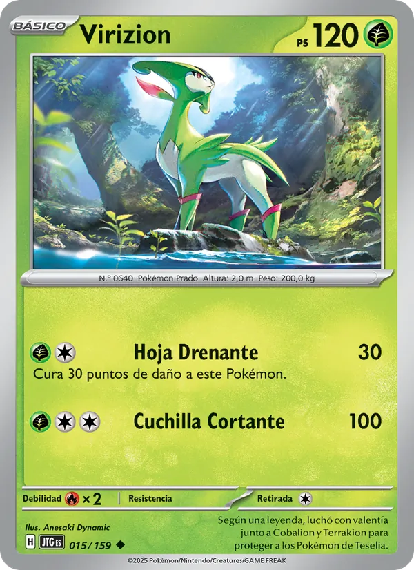 Virizion Juntos de Aventuras 015/159