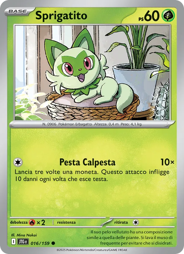 Sprigatito Avventure Insieme 016/159