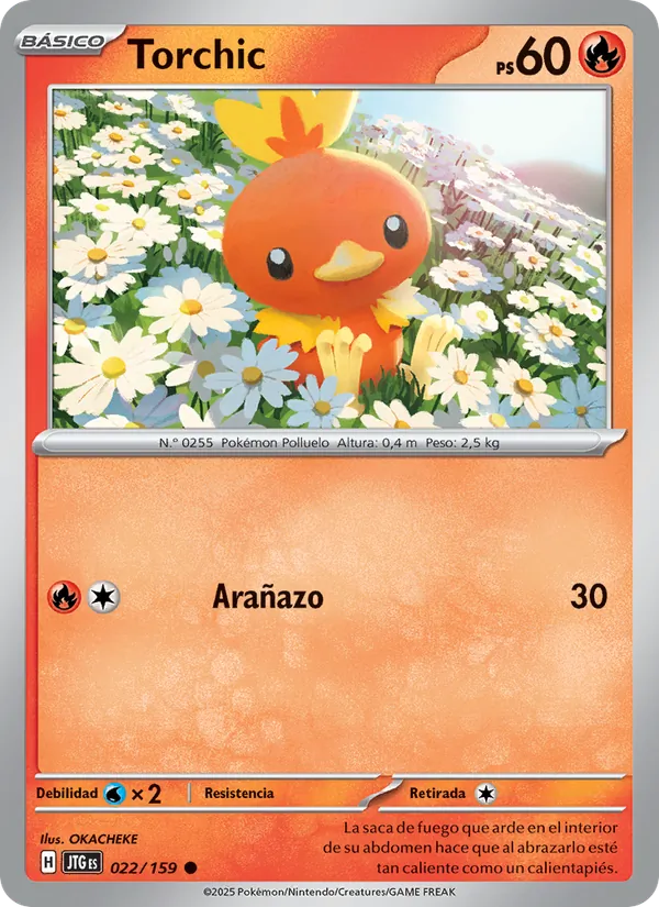 Torchic Juntos de Aventuras 022/159