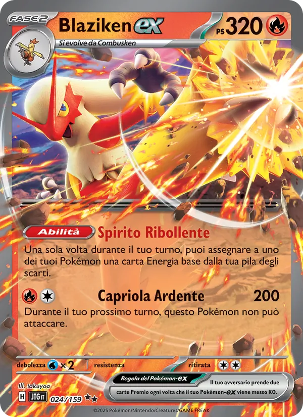 Blaziken-ex Avventure Insieme 024/159