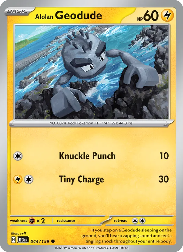 Alolan Geodude Journey Together 044/159