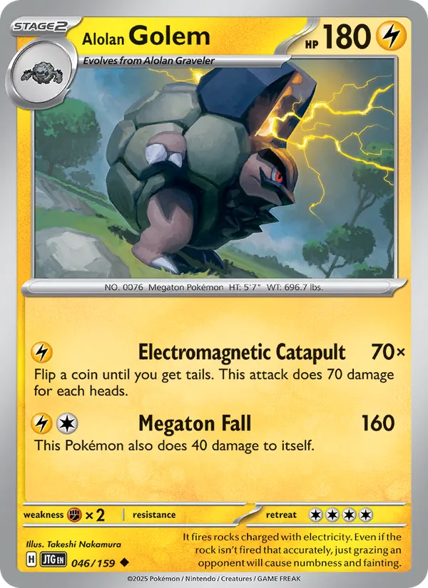 Alolan Golem Journey Together 046/159