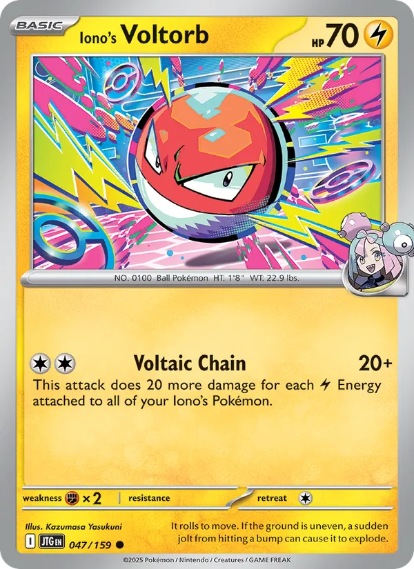 Iono's Voltorb Journey Together 047/159