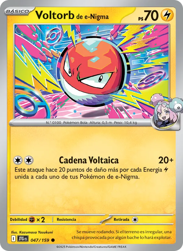 Voltorb de e-Nigma Juntos de Aventuras 047/159