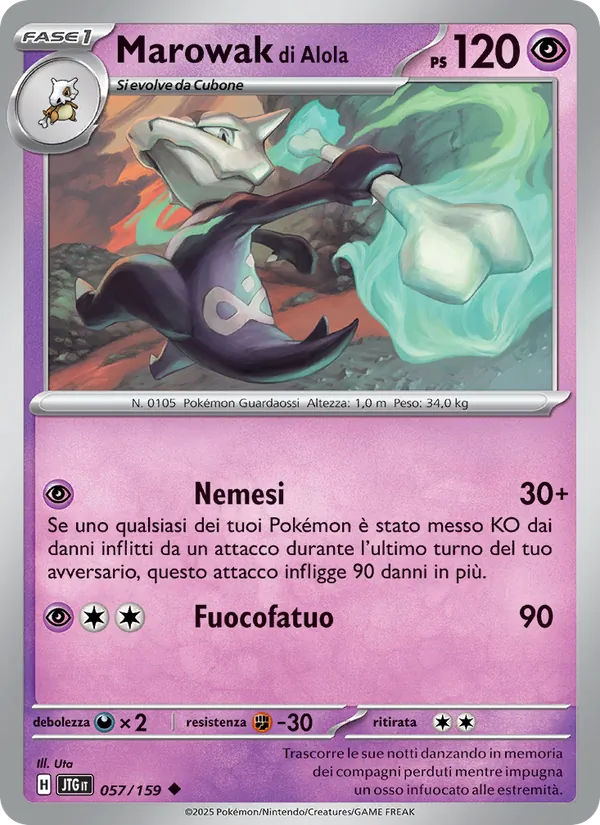 Marowak di Alola Avventure Insieme 057/159