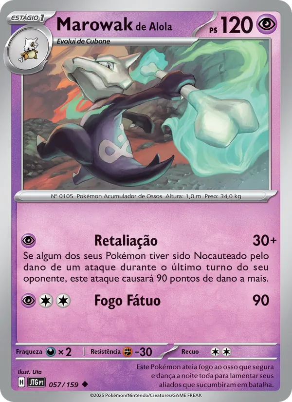Marowak de Alola Amigos de Jornada 057/159