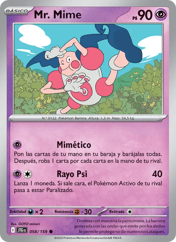 Mr. Mime Juntos de Aventuras 058/159