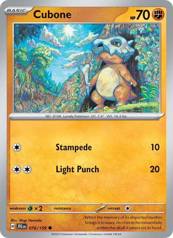 Cubone Journey Together 076/159
