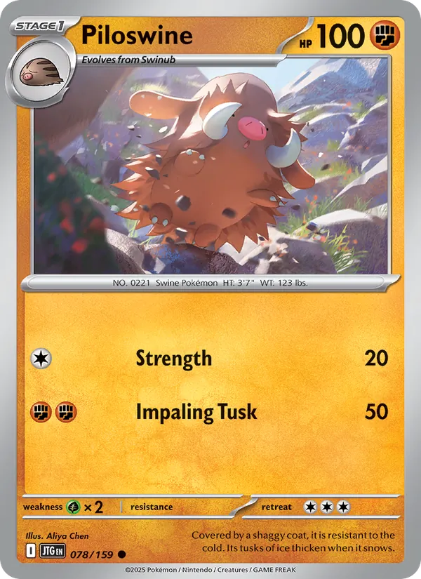 Piloswine Journey Together 078/159