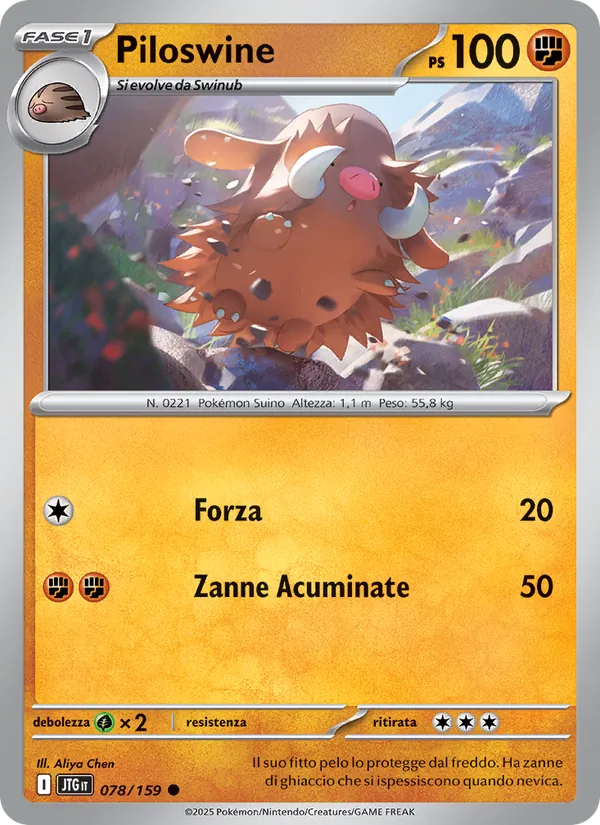 Piloswine Avventure Insieme 078/159