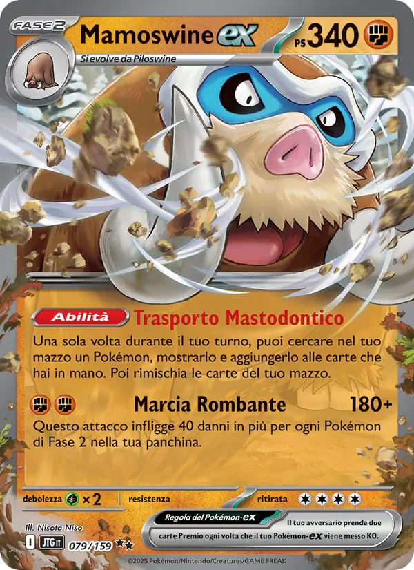 Mamoswine-ex Avventure Insieme 079/159