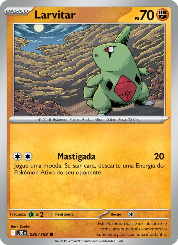 Larvitar Amigos de Jornada 080/159